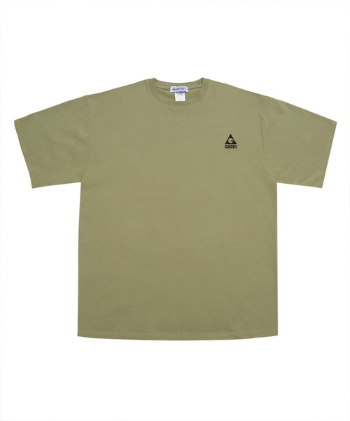 JULYNINE カーキ ロゴTシャツ セール】【GERRY】別注 バックプリント/ワンポイント 刺しゅう 半袖T