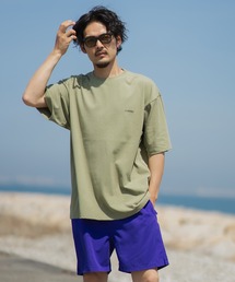 GERRY（ジェリー）の「【GERRY】別注 バックプリント/ワンポイント 刺しゅう 半袖Tシャツ（Tシャツ/カットソー）」