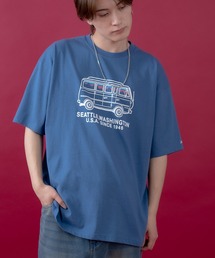 improves（インプローブス）の「【GERRY】別注 バックプリント/ワンポイント 刺しゅう 半袖Tシャツ（Tシャツ/カットソー）」