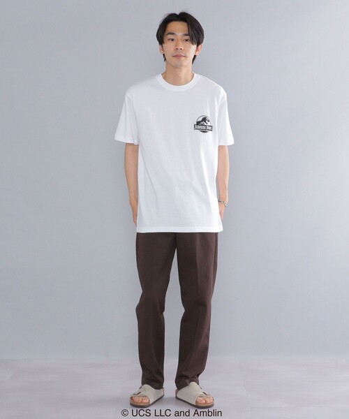 SHIPS(シップス)の「*SHIPS: <ジュラシックパーク> MOVIE プリント Tシャツ(Tシャツ/カットソー・メンズ・ホワイト/ブラック/ストーン/ホワイト系・SMALL/MEDIUM/LARGE/X-LARGE)」の8枚目の写真