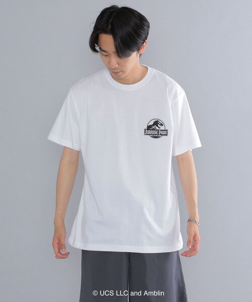 90年ユニバーサルスタジオジェラシックパークTシャツ ホワイト美品XL 90年ユニバーサルスタジオジェラシックパークTシャツ ホワイト美品XL