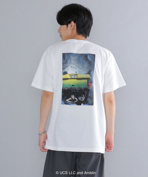 SHIPS(シップス)の「*SHIPS: <ジュラシックパーク> MOVIE プリント Tシャツ(Tシャツ/カットソー・メンズ・ホワイト/ブラック/ストーン/ホワイト系・SMALL/MEDIUM/LARGE/X-LARGE)」の18枚目の写真