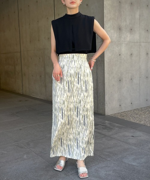 &g'aime（アンジェム）の「【&g’aime】ケープカットトップス（Tシャツ/カットソー・レディース・ブラック/モカ/グレイッシュベージュ・FREE）」の16枚目の写真