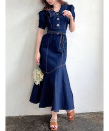 RESEXXY | ステッチデザインマーメイドワンピース(ワンピース)