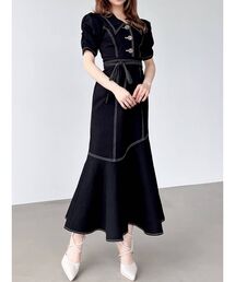 RESEXXY | ステッチデザインマーメイドワンピース(ワンピース)