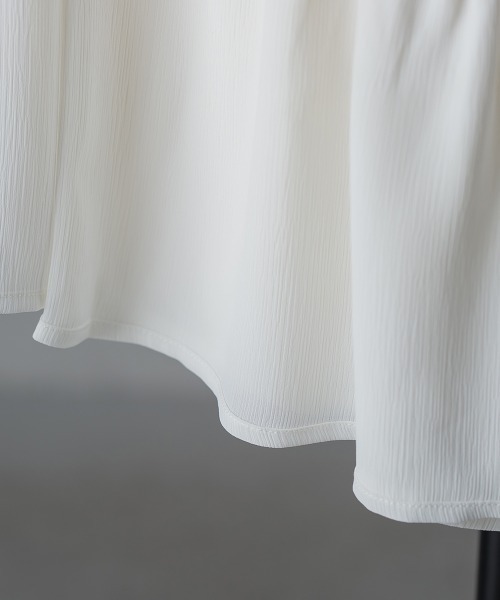 socolla（ソコラ）の「【socolla】楊柳アシメヘムドッキングプルオーバー（Tシャツ/カットソー・レディース・ベージュ/ピンク/ブルー/ブラウン/グレー・M）」の6枚目の写真