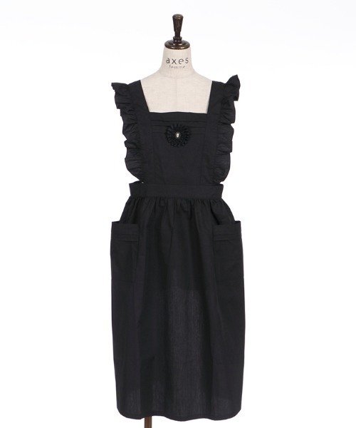 axes femme（アクシーズファム）の「カメオブローチフリルエプロン（エプロン・レディース・ブラック・FREE）」の18枚目の写真