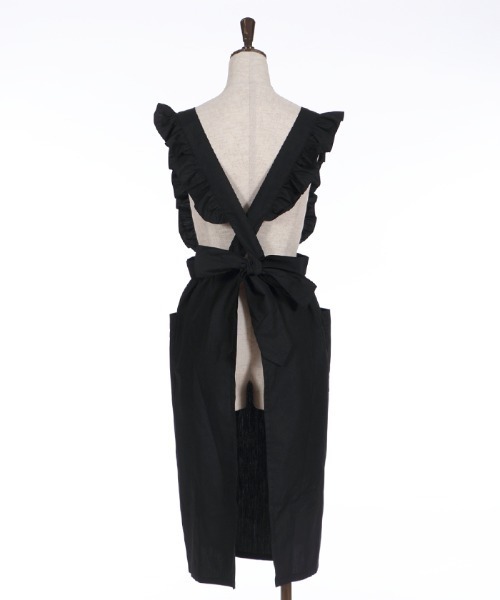 axes femme（アクシーズファム）の「カメオブローチフリルエプロン（エプロン・レディース・ブラック・FREE）」の16枚目の写真