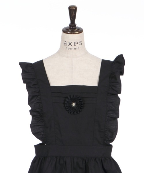 axes femme（アクシーズファム）の「カメオブローチフリルエプロン（エプロン・レディース・ブラック・FREE）」の15枚目の写真