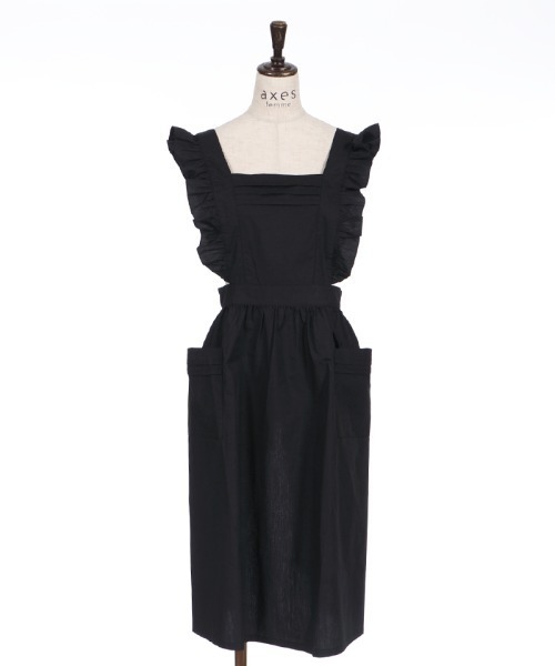 axes femme（アクシーズファム）の「カメオブローチフリルエプロン（エプロン・レディース・ブラック・FREE）」の13枚目の写真