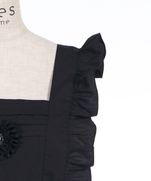 axes femme（アクシーズファム）の「カメオブローチフリルエプロン（エプロン・レディース・ブラック・FREE）」の11枚目の写真