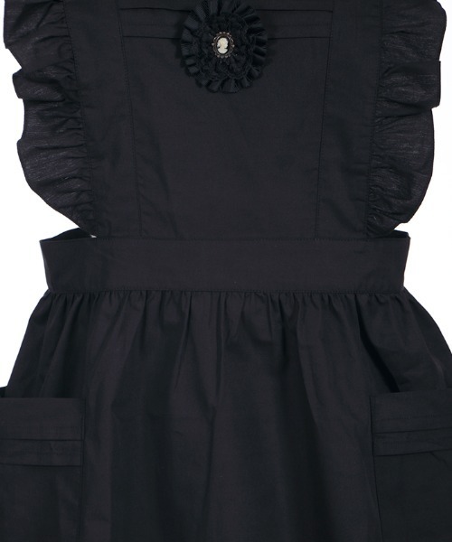 axes femme（アクシーズファム）の「カメオブローチフリルエプロン（エプロン・レディース・ブラック・FREE）」の10枚目の写真