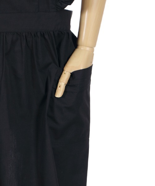 axes femme（アクシーズファム）の「カメオブローチフリルエプロン（エプロン・レディース・ブラック・FREE）」の6枚目の写真