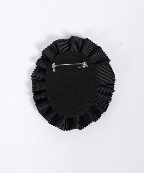 axes femme（アクシーズファム）の「カメオブローチフリルエプロン（エプロン・レディース・ブラック・FREE）」の4枚目の写真