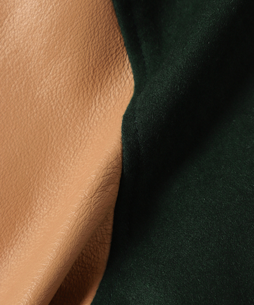 SKOOKUM（スクーカム）の「【SKOOKUM / スクーカム】MELTON スタジアムジャンパー（スタジャン・メンズ・ブラック/グリーン/ネイビー・MEDIUM/LARGE）」の22枚目の写真