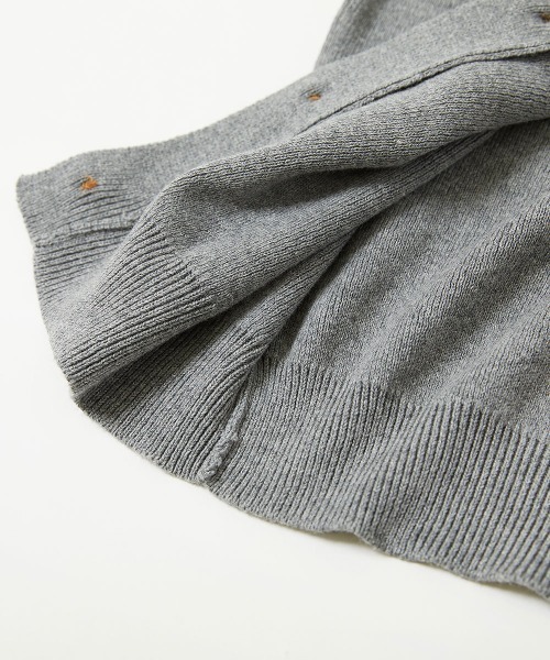 devirock(デビロック)の「綿100% 洗える ビッグシルエット コットンニットカーディガン(カーディガン/ボレロ・キッズ・ブラック/ベージュ/ライトブラウン/ライトカーキ/杢グレー/ヘザーチャコール・110cm/100cm/120cm/130cm/140cm/150cm/160cm)」の19枚目の写真