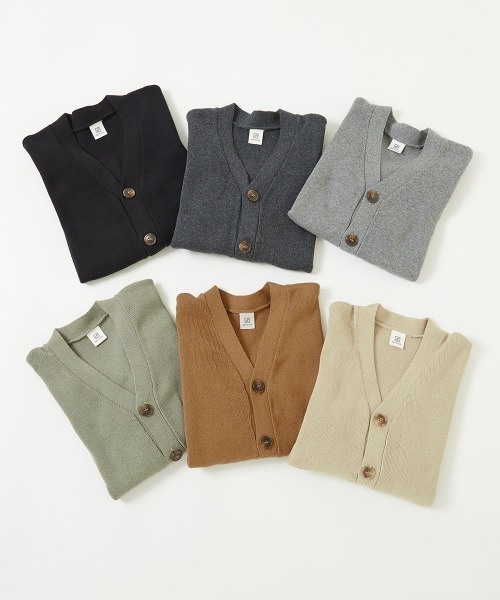 STONE  2009ss コットンニット カーディガン S y2k 綿100% 洗える ビッグシルエット コットンニットカーディガン