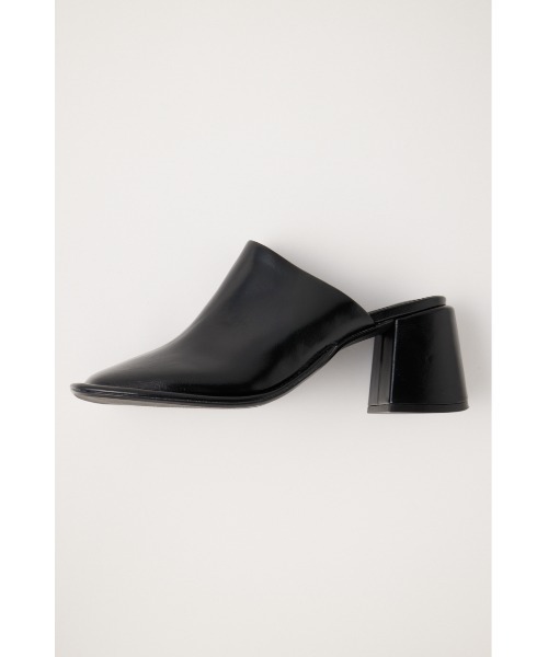 MOUSSY（マウジー）の「SQUARE TOE ミュール（パンプス・レディース・パープル/ブラック・LARGE/MEDIUM/SMALL）」の4枚目の写真