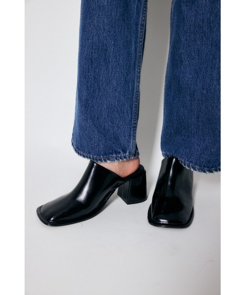 MOUSSY（マウジー）の「SQUARE TOE ミュール（パンプス・レディース・パープル/ブラック・LARGE/MEDIUM/SMALL）」の9枚目の写真