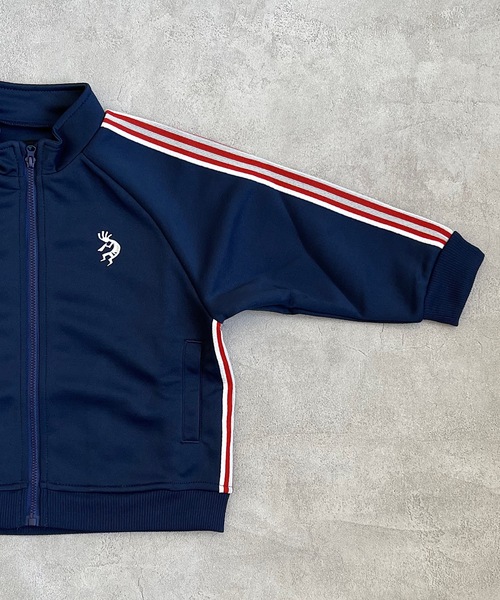 BIG FIELD（ビッグフィールド）の「トラックジャケット（90～150cm）（その他アウター・キッズ・ネイビー/オフホワイト/グリーン・90/100/110/120/130/140/150）」の9枚目の写真