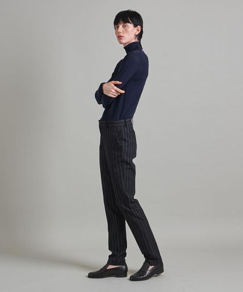 LOEFF ネイビー トラウザーズ LOEFF ネイビー トラウザーズ LOEFF（ロエフ）通販 - HAPPY PLUS