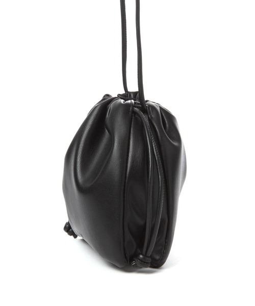 ESLOW（エスロー）の「ESLOW / Drawstring BAG（ショルダーバッグ・レディース・グレー/ブラック/ピンク/カーキ/パープル・FREE）」の7枚目の写真