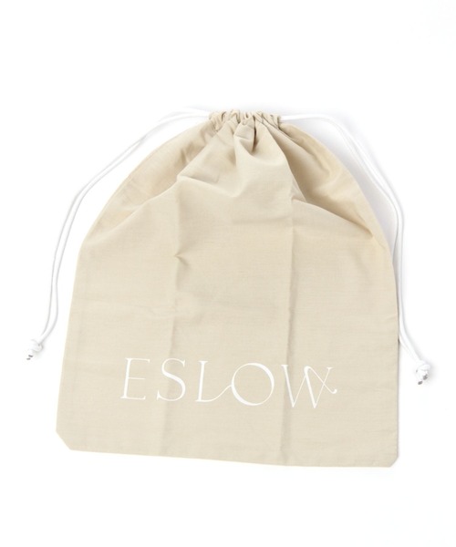 ESLOW（エスロー）の「ESLOW / Drawstring BAG（ショルダーバッグ・レディース・グレー/ブラック/ピンク/カーキ/パープル・FREE）」の19枚目の写真