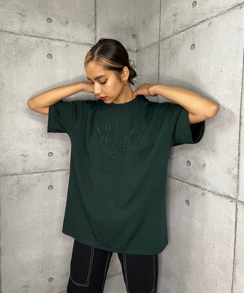 ROGER AND RAW（ロジャーアンドロウ）の「Embroidery T（Tシャツ/カットソー・レディース・ホワイト/ブラック/グリーン・MEDIUM）」の13枚目の写真