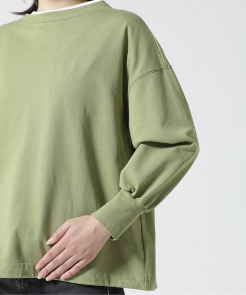 DANA FANEUIL（ダナファヌル）の「Dana Faneuil/ダナファヌル　デラヴェジャージＴシャツ（Tシャツ/カットソー・レディース・ホワイト/ブラック/グリーン・M）」の6枚目の写真