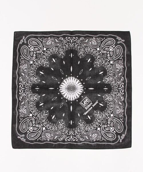 AZUL by moussy（アズールバイマウジー）の「LEE BANDANA（ヘアゴム・レディース・ネイビー/レッド/ブラック・FREE）」の2枚目の写真