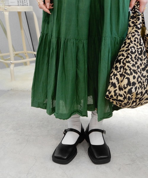 minia（ミニア）の「メリージェーンシューズ　◆（パンプス・レディース・ブラック/ブラウン/シルバー/アイボリー・LL/S/M/L）」の8枚目の写真