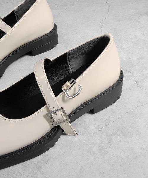 minia（ミニア）の「メリージェーンシューズ　◆（パンプス・レディース・ブラック/ブラウン/シルバー/アイボリー・LL/S/M/L）」の14枚目の写真