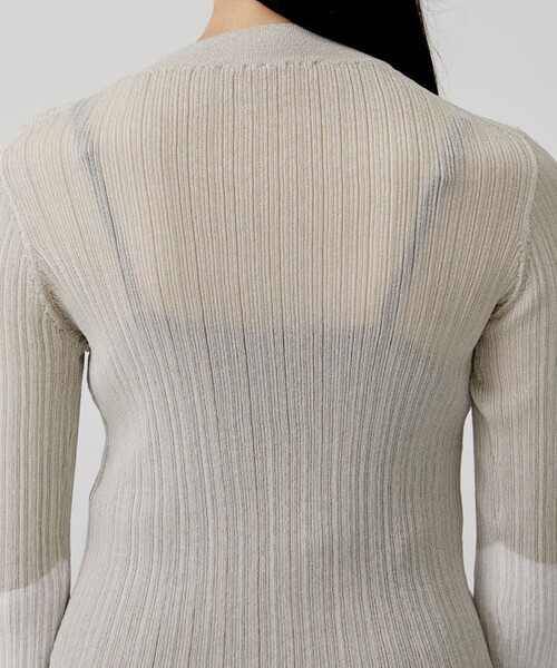 city（シティ）の「【CITY】ライトシアーランダムリブニット（ニット/セーター・レディース・ブラック/ライム/アイボリー・FREE）」の15枚目の写真