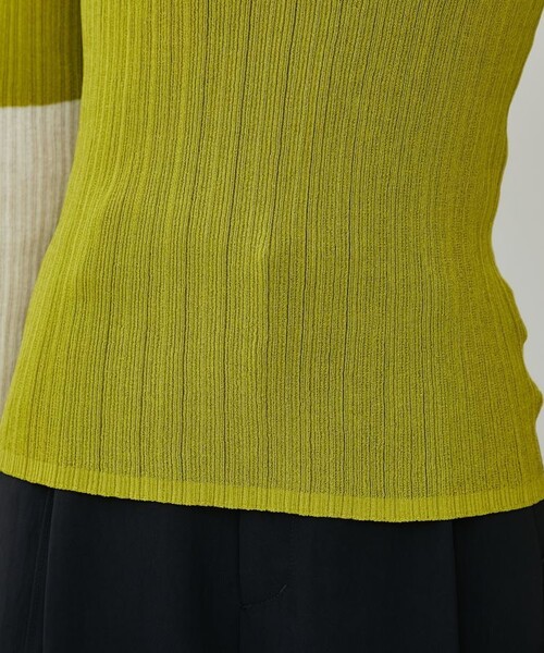 city（シティ）の「【CITY】ライトシアーランダムリブニット（ニット/セーター・レディース・ブラック/ライム/アイボリー・FREE）」の10枚目の写真