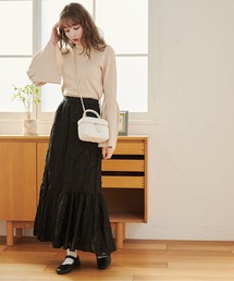 ANGIE VINTAGE by meg | 【megコラボ】シアージャガードティアードスカート(スカート)