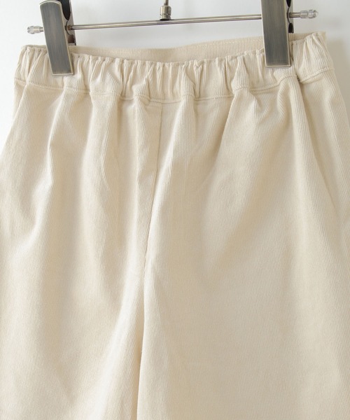 ikka（イッカ）の「ストレッチコールプリーツスカパン（120~160cm）（その他パンツ・キッズ・オフホワイト/グリーン・120/130/140/150/160）」の7枚目の写真