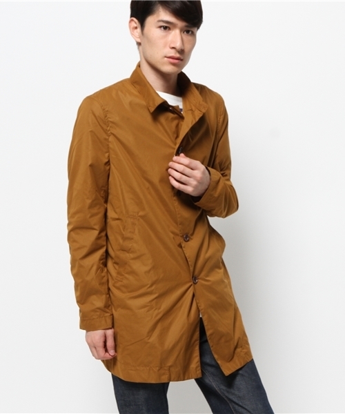 OUTLET(アウトレット)の「【Ciaopanic】ステンカラーコート(ステンカラーコート・メンズ・ネイビー/オリーブ・LARGE/MEDIUM)」の2枚目の写真