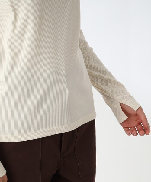 THE SHOP TK （ザ ショップ ティーケー ）の「◆【着映え＆着回し】リブジャージタートル（Tシャツ/カットソー・レディース・ピンク系/ブラック/ブルー/オフホワイト・12）」の22枚目の写真