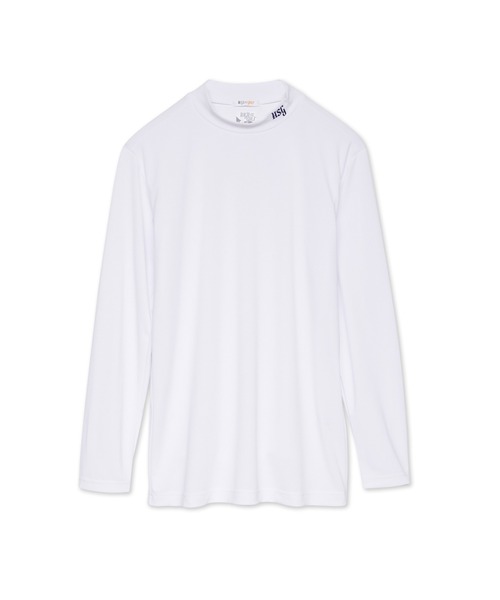 TORNADO MART(トルネードマート)の「HIGH ST. GOLF∴バックハニカム 長袖モックネックシャツ <AdE>(Tシャツ/カットソー・メンズ・ブラック/ホワイト・L/LL/S)」の9枚目の写真