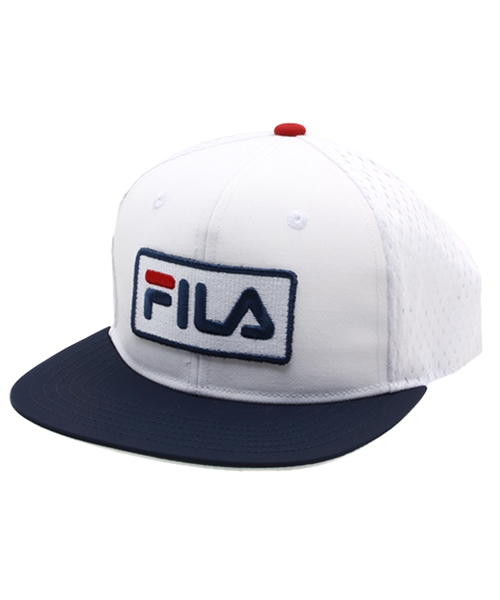FILA（フィラ）の「WEGO/FILA FLSスポーツメッシュキャップ（キャップ・メンズ・ホワイト/ブラック/ネイビー・FREE）」の2枚目の写真