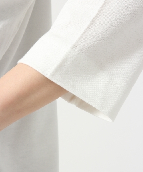 HARE（ハレ）の「テンジクロングカーディガン7分袖(HARE)（カーディガン/ボレロ・レディース・オフホワイト/グレー・FREE）」の9枚目の写真