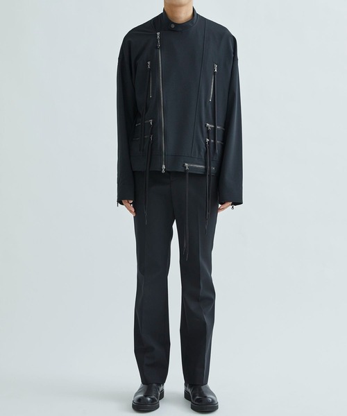 SHAREEF（シャリーフ）の「PLAIN WEAVE ZIP BLOUSON（ブルゾン）」 - WEAR