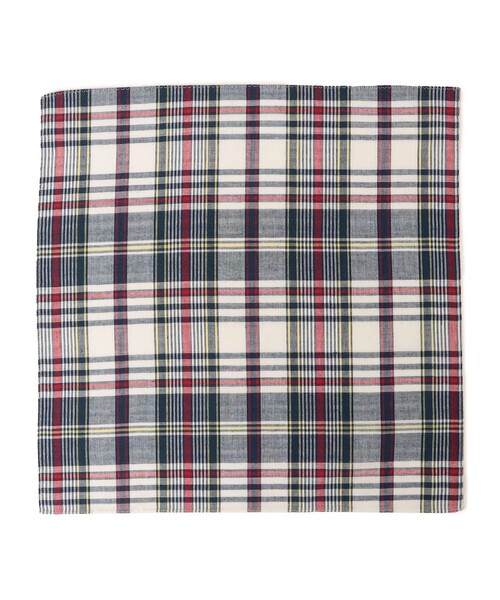 SHIPS（シップス）の「SHIPS KIDS:マドラスチェック ハンカチ（ハンカチ/ハンドタオル・キッズ・ダークグリーン/ネイビー/グリーン/ライトグリーン/ブルー系その他/ピンク系その他・ONE SIZE）」の5枚目の写真
