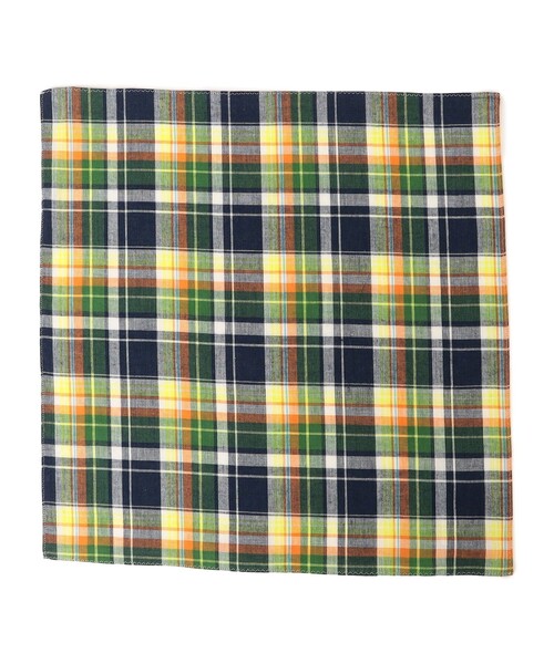 SHIPS（シップス）の「SHIPS KIDS:マドラスチェック ハンカチ（ハンカチ/ハンドタオル・キッズ・ダークグリーン/ネイビー/グリーン/ライトグリーン/ブルー系その他/ピンク系その他・ONE SIZE）」の3枚目の写真