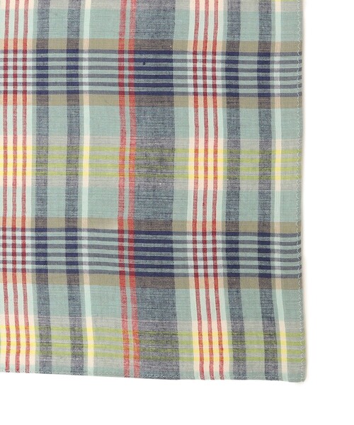 SHIPS（シップス）の「SHIPS KIDS:マドラスチェック ハンカチ（ハンカチ/ハンドタオル・キッズ・ダークグリーン/ネイビー/グリーン/ライトグリーン/ブルー系その他/ピンク系その他・ONE SIZE）」の7枚目の写真