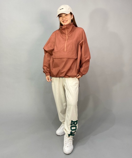 ROXY(ロキシー)の「ROXY/ロキシー ルーズシルエット/バックプリント撥水ジャケット RJK231081(その他アウター・レディース・ホワイト/ブラウン・L/M)」の9枚目の写真