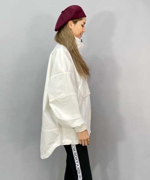 ROXY(ロキシー)の「ROXY/ロキシー ルーズシルエット/バックプリント撥水ジャケット RJK231081(その他アウター・レディース・ホワイト/ブラウン・L/M)」の5枚目の写真