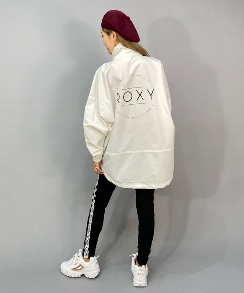 ROXY(ロキシー)の「ROXY/ロキシー ルーズシルエット/バックプリント撥水ジャケット RJK231081(その他アウター・レディース・ホワイト/ブラウン・L/M)」の7枚目の写真