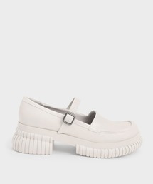 CHARLES & KEITH | バックル メリージェーンローファー(パンプス)