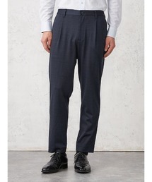 Perfect Suit FActory | 【上下洗える】プチプラセットアップ　パンツ　チェック　ブラック/ネイビー(スラックス)